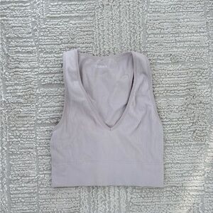 Garage Women's V-Neck Ribbed Tank Top - Lavender